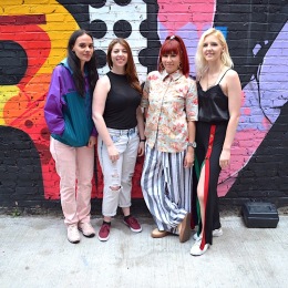 (L-R) With Miranda Maxwell (Founder), Lindsay Lawless & Janette Bridoux (Boss Woman Community)